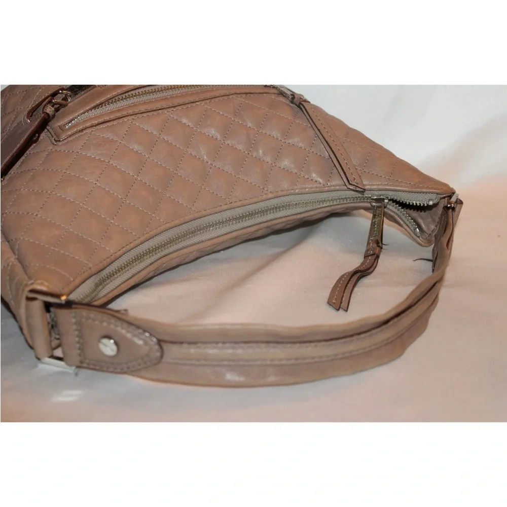 L.A.M.B. Gwen Stefani Quilted Leather Hobo Bag - Picture 8 of 12